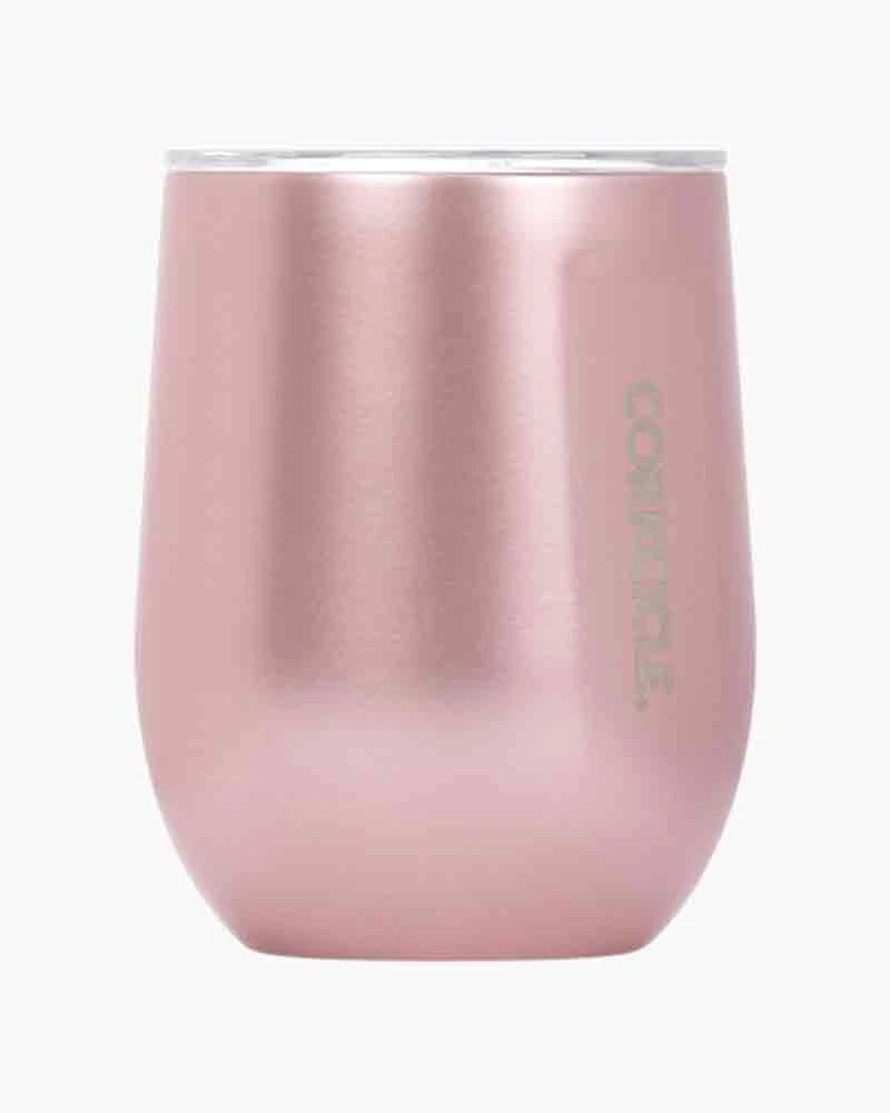 Other Glassware Corkcicle Stemless Wine Cup In Rose Metallic 1 Other Glassware Corkcicle Stemless Wine Cup In Rose Metallic