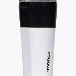 Corkcicle 16 Oz. Color Block Tumbler In Modern Black