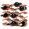 Oenophilia Bali 15-bottle Rack - Spiced Pumpkin Wine Racks & Holders