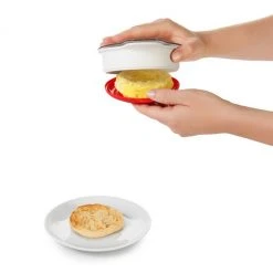 Cook With OXO OXO Good Grips Microwave Egg Cooker In Red/White