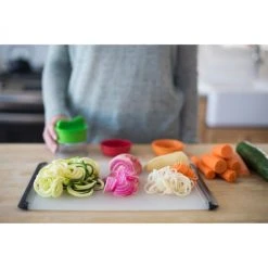 OXO Good Grips Spiralizer 3-Blade Slicer In Red/Green/Orange 11 OXO Good Grips Spiralizer 3-Blade Slicer In Red/Green/Orange