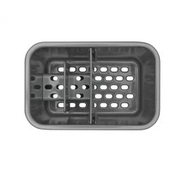Organize With OXO OXO Good Grips Sink Caddy In Stainless Steel/Black