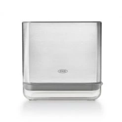 Organize With OXO OXO Good Grips Sink Caddy In Stainless Steel/Black