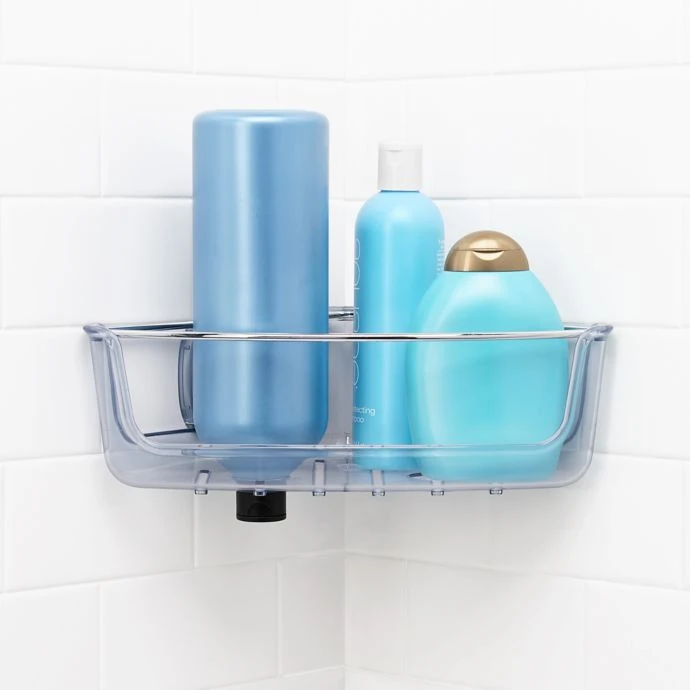 OXO Good Grips Stronghold Suction Corner Basket/Caddy 3 OXO Good Grips Stronghold Suction Corner Basket/Caddy