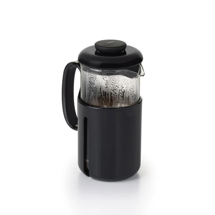 OXO Good Grips Venture 8-Cup French Press Coffee Maker In Black/Clear OXO Coffee & Beverage 4 OXO Good Grips Venture 8-Cup French Press Coffee Maker In Black/Clear OXO Coffee & Beverage