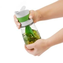 OXO Good Grips Twist And Pour 14 Oz. Salad Dressing Mixer In Green Cook With OXO