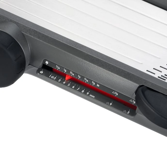 OXO Good Grips Chef's Mandoline 2.0 Slicer In Silver/Black Cook With OXO 3 OXO Good Grips Chef's Mandoline 2.0 Slicer In Silver/Black Cook With OXO