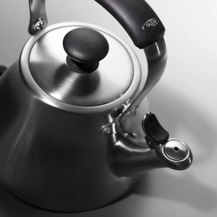 OXO Good Grips Brushed Stainless Steel Tea Kettle OXO Coffee & Beverage 4 OXO Good Grips Brushed Stainless Steel Tea Kettle OXO Coffee & Beverage