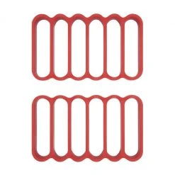OXO Good Grips Silicone Roasting Racks In Red (Set Of 2)