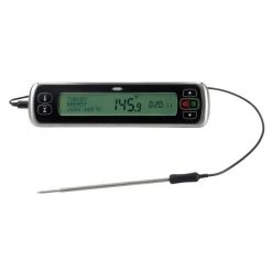 OXO Good Grips Chef's Precision Digital Leave-In Thermometer In Black Cook With OXO