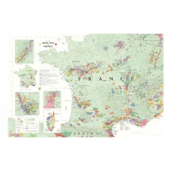 True Fabrications Wine Map Of France