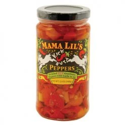 Other True Fabrications Mama Lil's Kick Butt Hot Peppers With Garlic In Oil