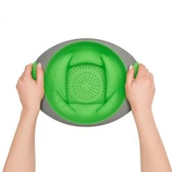 OXO 3.5 Qt. Collapsible Colander In Green Cook With OXO 6 OXO 3.5 Qt. Collapsible Colander In Green Cook With OXO