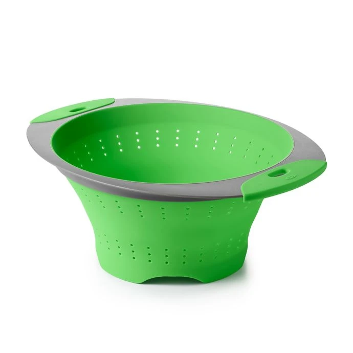 OXO 3.5 Qt. Collapsible Colander In Green Cook With OXO 1 OXO 3.5 Qt. Collapsible Colander In Green Cook With OXO