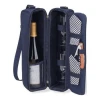Wine Carry Bags Picnic At Ascot Sunset Deluxe Wine Carrier - Navy
