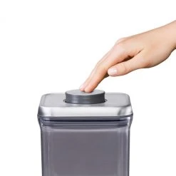 OXO Good Grips 10-Piece Food Storage Pop Container In Stainless Steel Organize With OXO