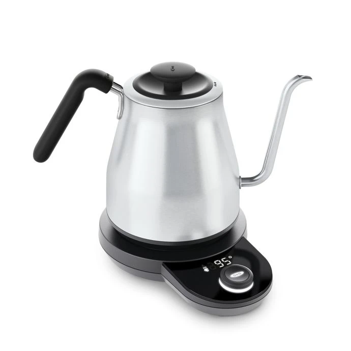 OXO Brew Adjustable Temperature Electric Gooseneck Stainless Steel Kettle 1 OXO Brew Adjustable Temperature Electric Gooseneck Stainless Steel Kettle