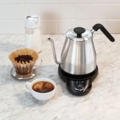 OXO Brew Adjustable Temperature Electric Gooseneck Stainless Steel Kettle