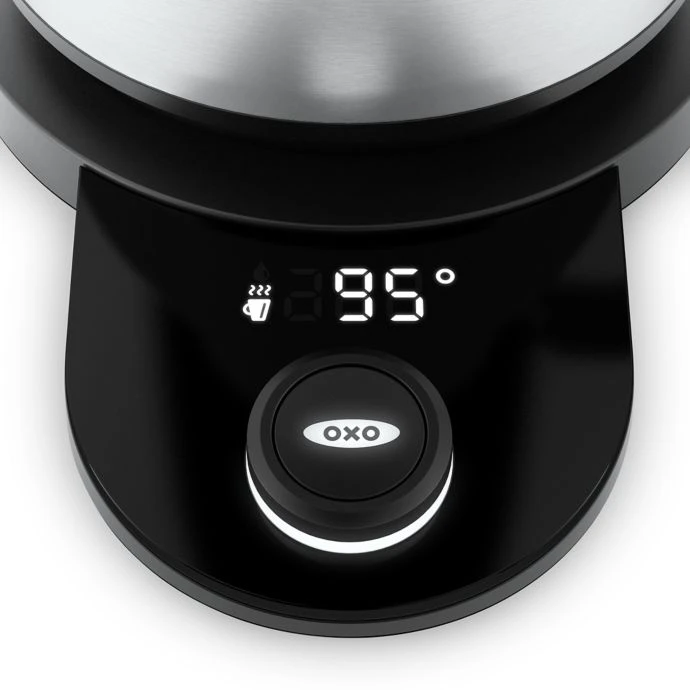 OXO Brew Adjustable Temperature Electric Gooseneck Stainless Steel Kettle 4 OXO Brew Adjustable Temperature Electric Gooseneck Stainless Steel Kettle
