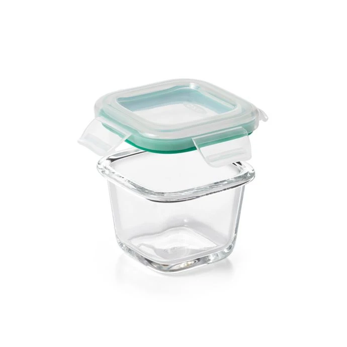 OXO Good Grips Smart Seal 4-Piece Square Glass Food Storage Set 2 OXO Good Grips Smart Seal 4-Piece Square Glass Food Storage Set