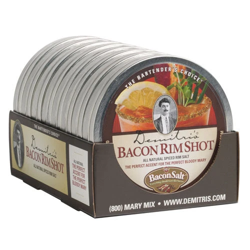 True Fabrications Demitri's 4 Ounce Bacon Rim Shot Bloody Mary Rim Salt 2 True Fabrications Demitri's 4 Ounce Bacon Rim Shot Bloody Mary Rim Salt