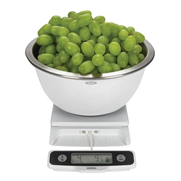 Cook With OXO Oxo Good Grips 5-Pound Food Scale With Pull-Out Display 2 Cook With OXO Oxo Good Grips 5-Pound Food Scale With Pull-Out Display