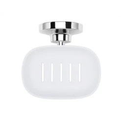 OXO Good Grips Chrome Suction Soap Dish