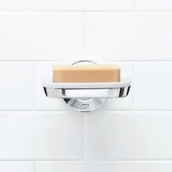 OXO Good Grips Chrome Suction Soap Dish