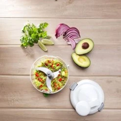 Cook With OXO OXO Good Grips One Stop Chop Manual Food Processor In White/Green