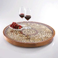 Wine Enthusiast Wine Cork Lazy Susan Kit