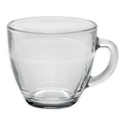 Duralex Gigogne 7.8 Oz. Tempered Glass Mugs (Set Of 6)