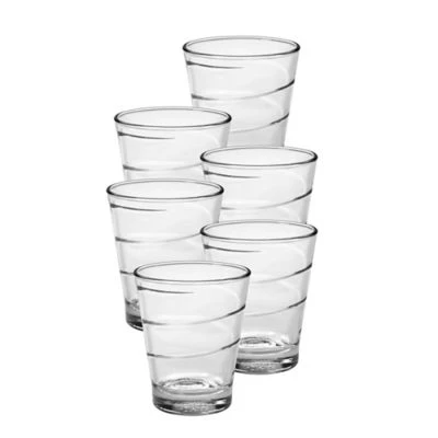 Duralex Sprial 7.4 Oz. Tumblers (Set Of 6) 2 Duralex Sprial 7.4 Oz. Tumblers (Set Of 6)
