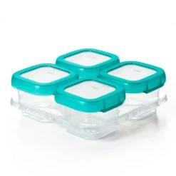 OXO Tot Baby & Toddler OXO Tot 4-Pack 4 Oz. Baby Blocks Freezer Containers In Teal 17 OXO Tot Baby & Toddler OXO Tot 4-Pack 4 Oz. Baby Blocks Freezer Containers In Teal