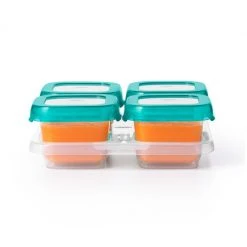 OXO Tot Baby & Toddler OXO Tot 4-Pack 4 Oz. Baby Blocks Freezer Containers In Teal 16 OXO Tot Baby & Toddler OXO Tot 4-Pack 4 Oz. Baby Blocks Freezer Containers In Teal