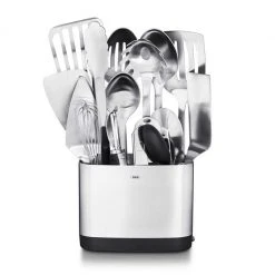 OXO 15-Piece Stainless Steel Kitchen Utensil Set Cook With OXO