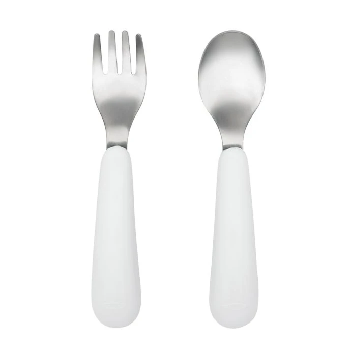 OXO Tot Fork And Spoon Set In Teal 3 OXO Tot Fork And Spoon Set In Teal