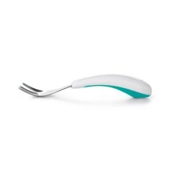OXO Tot Fork And Spoon Set In Teal 12 OXO Tot Fork And Spoon Set In Teal