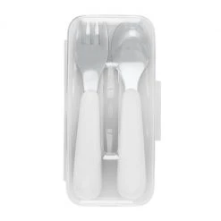 OXO Tot On The Go Fork And Spoon Set With Travel Case In Navy 12 OXO Tot On The Go Fork And Spoon Set With Travel Case In Navy