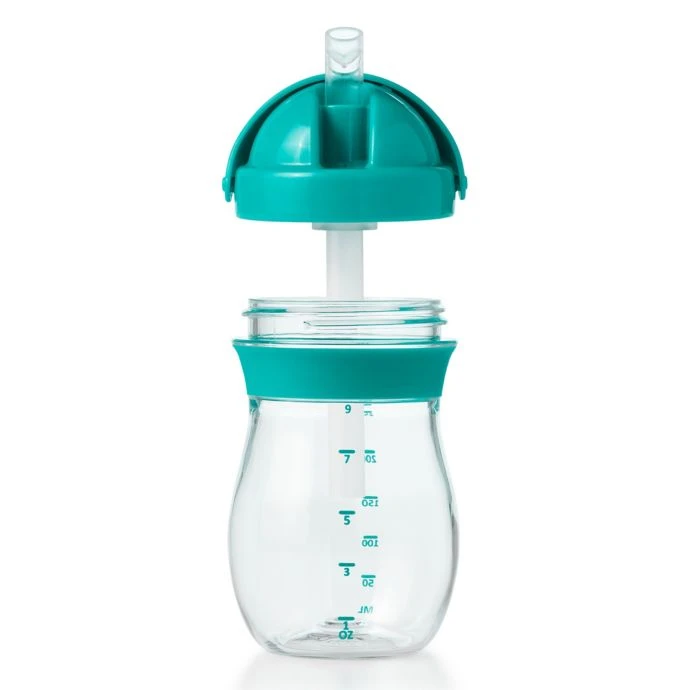 OXO Tot 9 Oz. Transitions Straw Cup In Teal 5 OXO Tot 9 Oz. Transitions Straw Cup In Teal