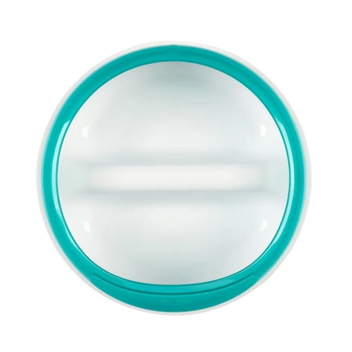 OXO Tot Divided Dish With Removable Ring In Teal 3 OXO Tot Divided Dish With Removable Ring In Teal