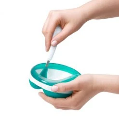 OXO Tot Divided Dish With Removable Ring In Teal 9 OXO Tot Divided Dish With Removable Ring In Teal