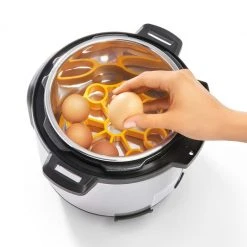 OXO Silicone Pressure Cooker Egg Rack In Yellow