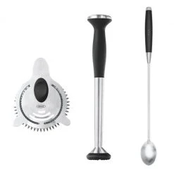 OXO Good Grips 3-Piece Stainless Cocktail Essentials Set In Silver Cook With OXO