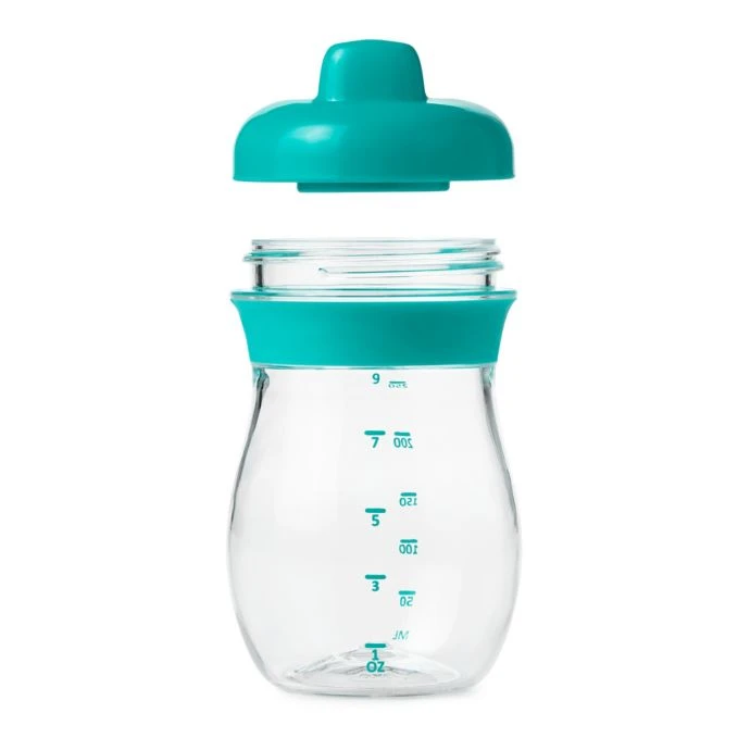 OXO Tot 9 Oz. Transitions Sippy Cup In Teal OXO Tot Baby & Toddler 3 OXO Tot 9 Oz. Transitions Sippy Cup In Teal OXO Tot Baby & Toddler