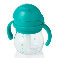 OXO Tot Transitions 6oz. Straw Cup With Handles In Teal