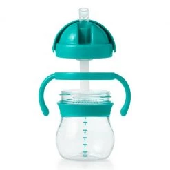 OXO Tot Transitions 6oz. Straw Cup With Handles In Teal
