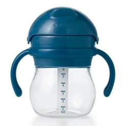 OXO Tot Transitions 6oz. Straw Cup With Handles In Navy