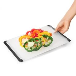 OXO Good Grips 2-Piece Prep And Utility Cutting Board Set Cook With OXO 15 OXO Good Grips 2-Piece Prep And Utility Cutting Board Set Cook With OXO