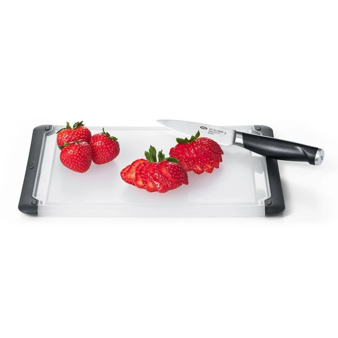 OXO Good Grips 2-Piece Prep And Utility Cutting Board Set Cook With OXO 3 OXO Good Grips 2-Piece Prep And Utility Cutting Board Set Cook With OXO