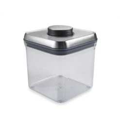 Organize With OXO OXO SteeL 2.4-Quart POP Square Food Storage Container